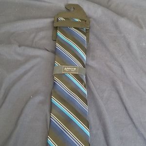 Black and blue tie